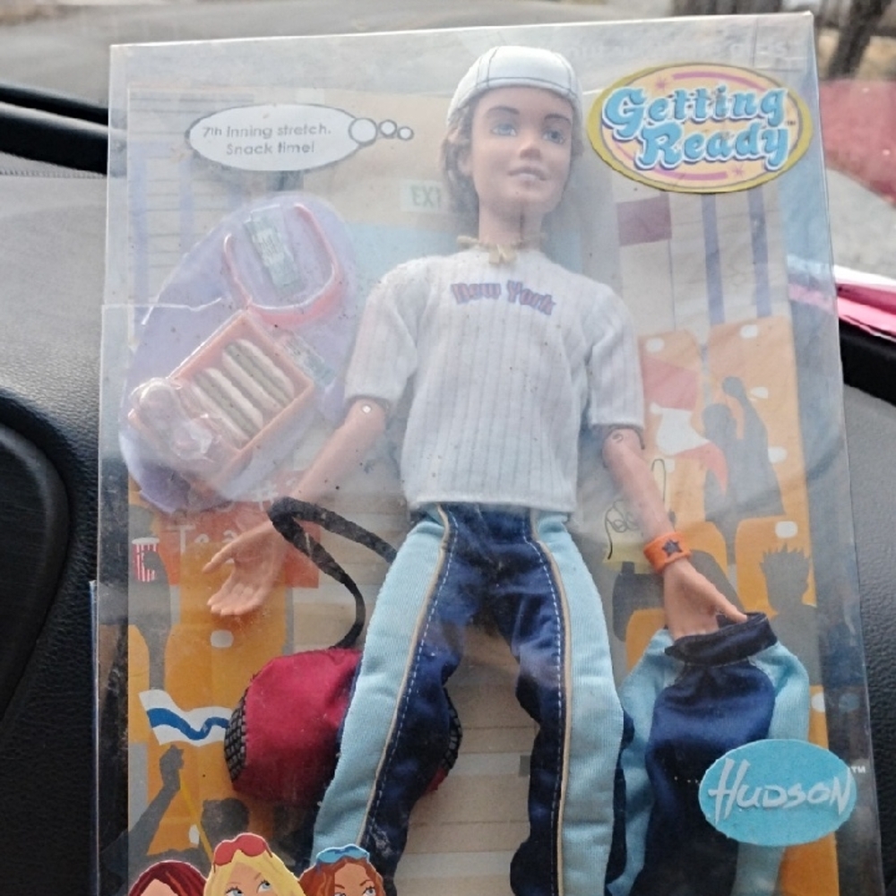Hudson Jeans Getting Ready Doll with Blue and White Attire
